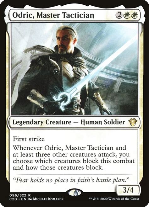 mtg odric master tactician